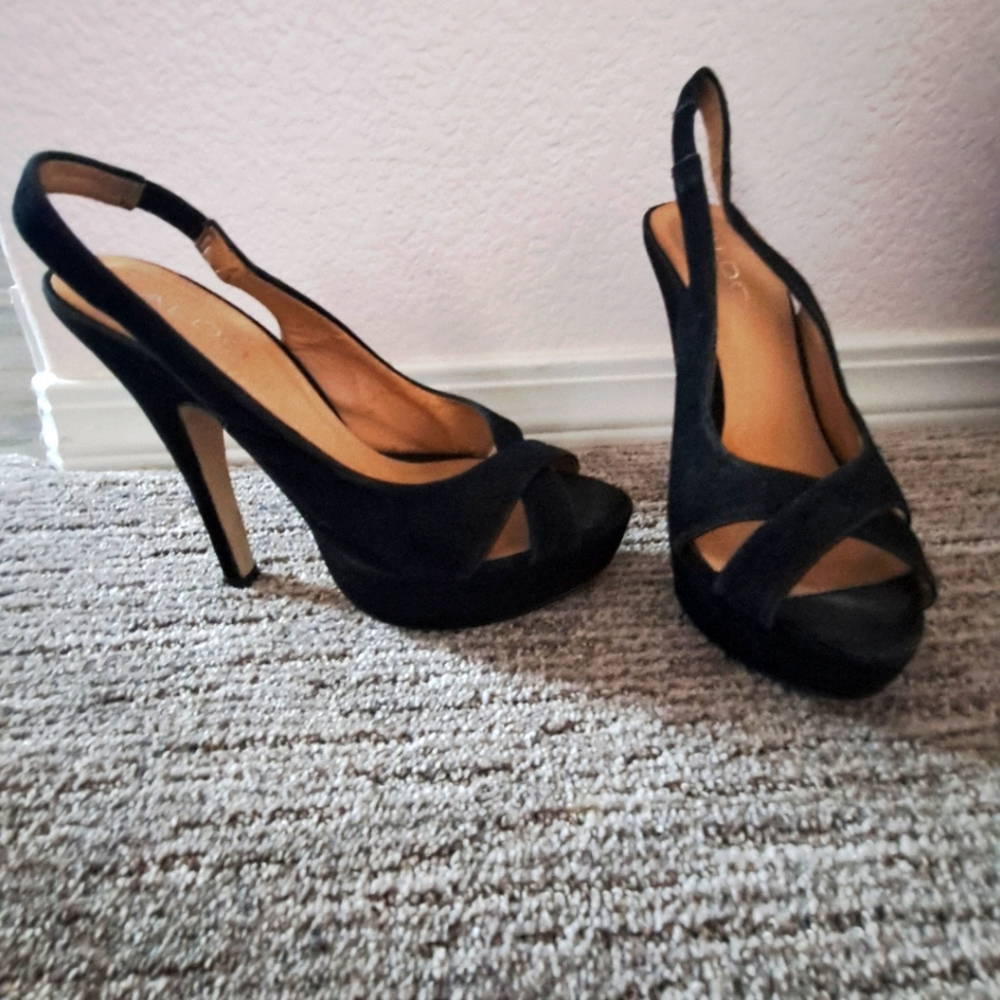 Aldo black heels